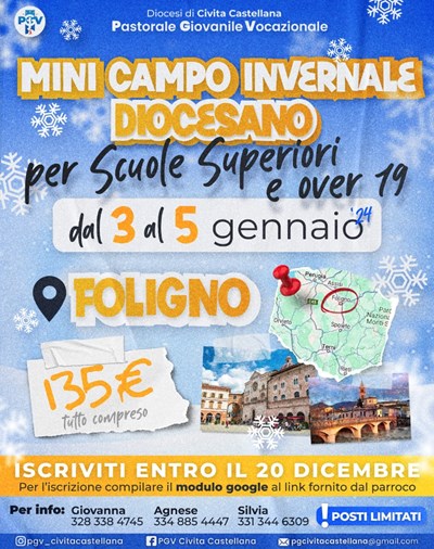 Scuole Superiori e over 19 Mini Campo Invernale